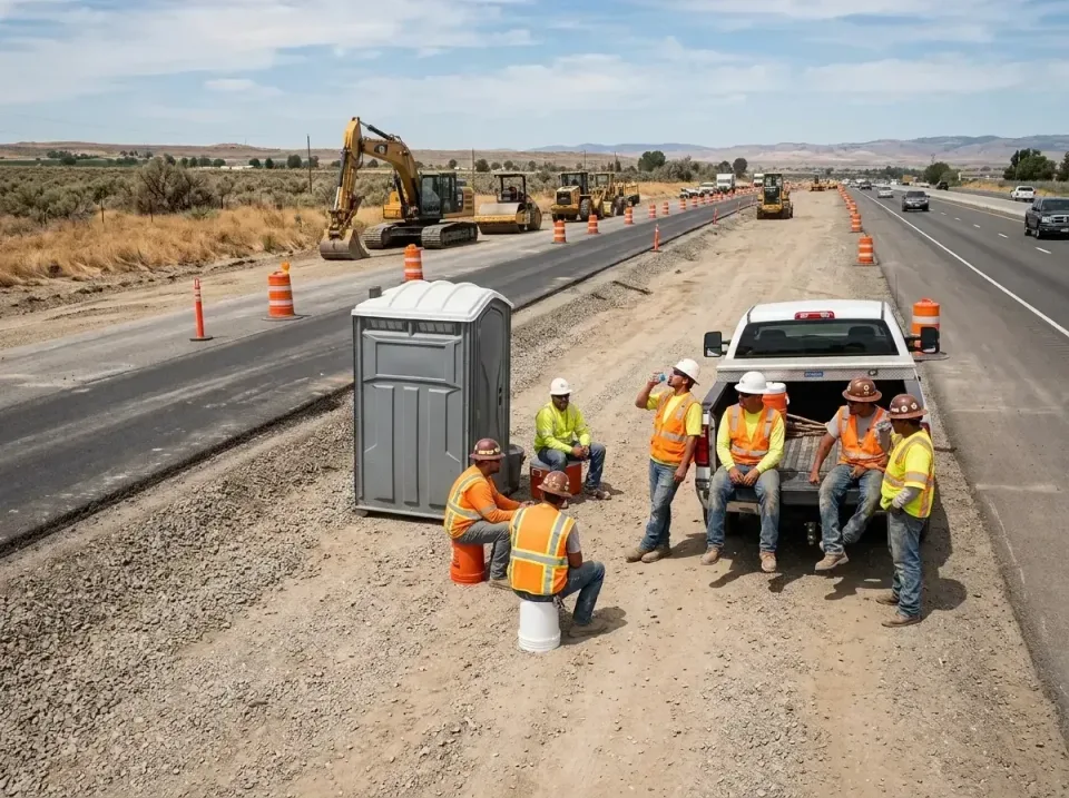 highway-road-construction-crew-007 — frequently asked questions, Porta Potty and Restroom Rentals in Pine Grove, CA